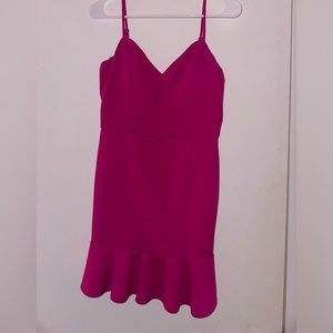 Midnight Doll Fuchsia Dress